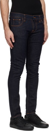 Nudie Jeans Navy Tight Terry Jeans
