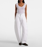 Alaïa Ribbed-knit bodysuit