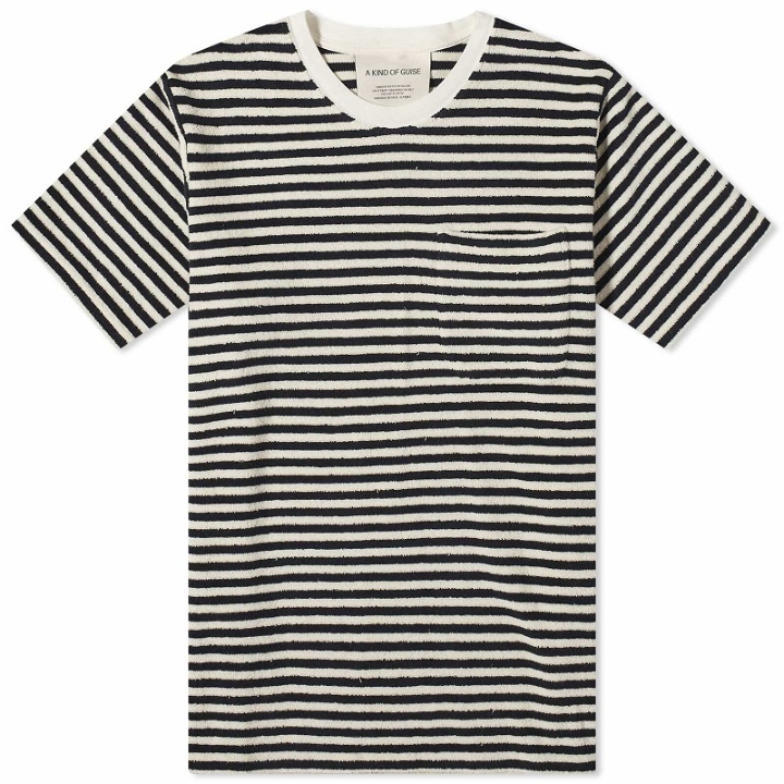 Photo: A Kind of Guise Men's Tamiq T-Shirt in Oreo Stripe