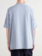 Casey Casey - Felix Garment-Dyed Cotton-Jersey T-Shirt - Blue