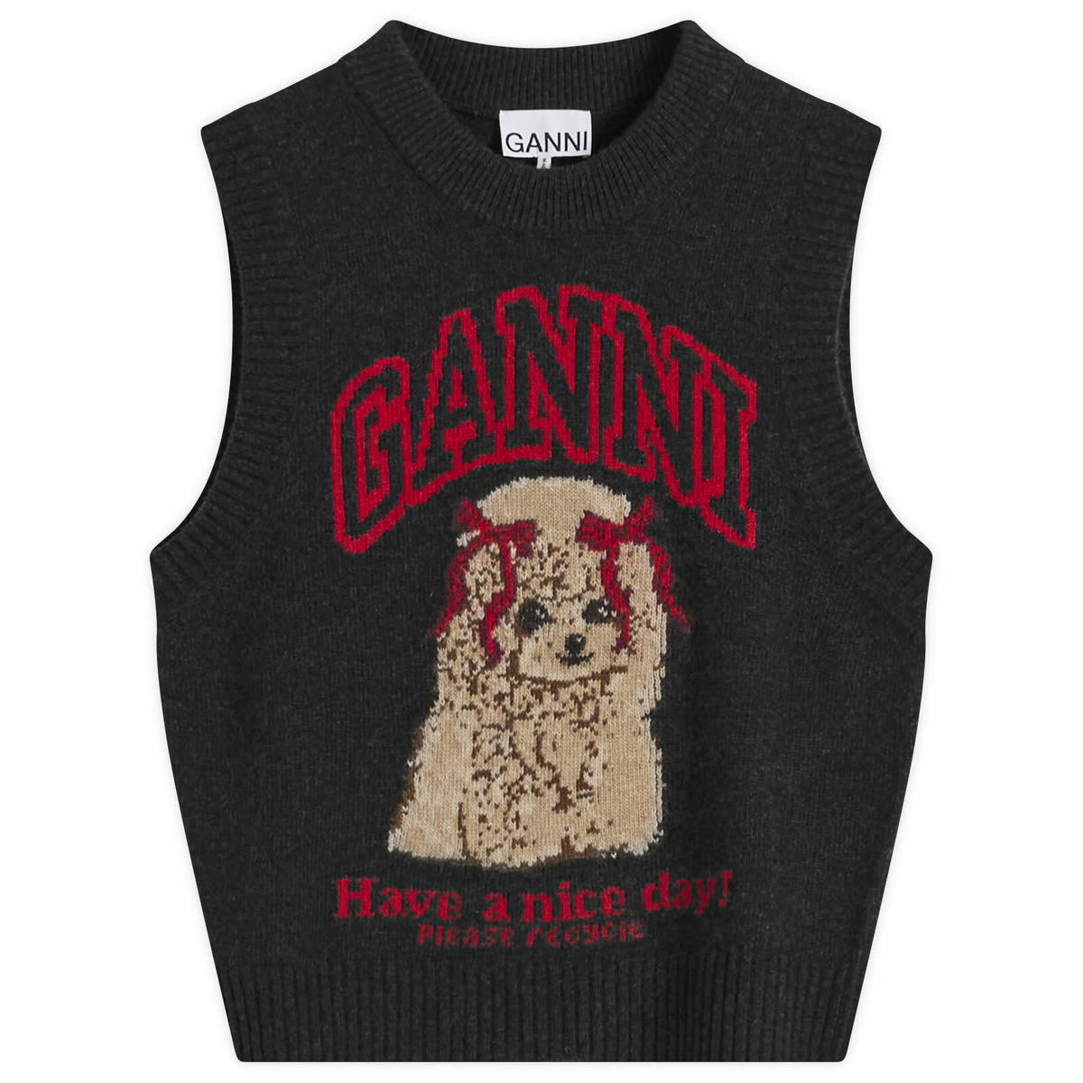 GANNI ガニー Sparkle Knit Vest ニットベスト 2543 ブルー XS 楽天市場】GANNI ガニー ニットベスト Cotton Rope Vest K2047 K2100