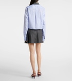 Miu Miu Cropped cotton shirt
