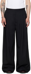 LU'U DAN Black CLOT Edition Wide Leg Tailored Trousers