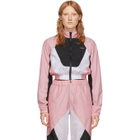 Kirin Pink and White Combo Track Jacket