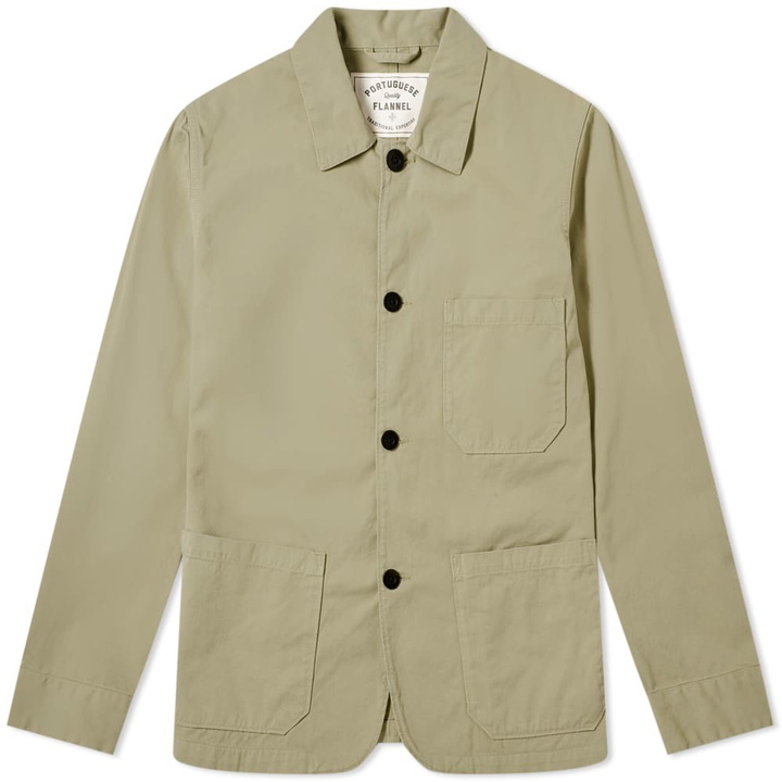 Photo: Portuguese Flannel Labura Chore Jacket Olive