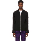 Dsquared2 Black Knit Logo Track Jacket