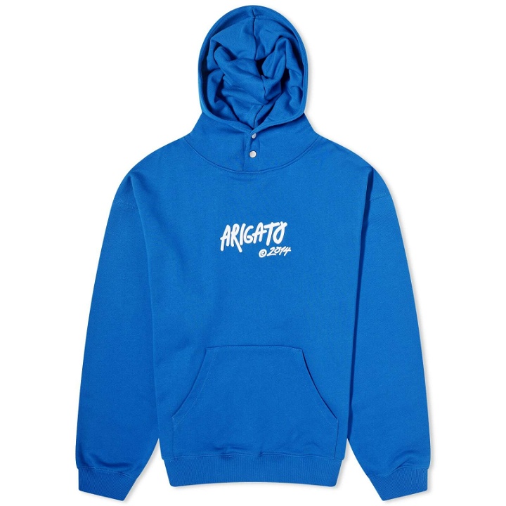 Photo: Axel Arigato Men's Tag Hoodie in Brand Blue