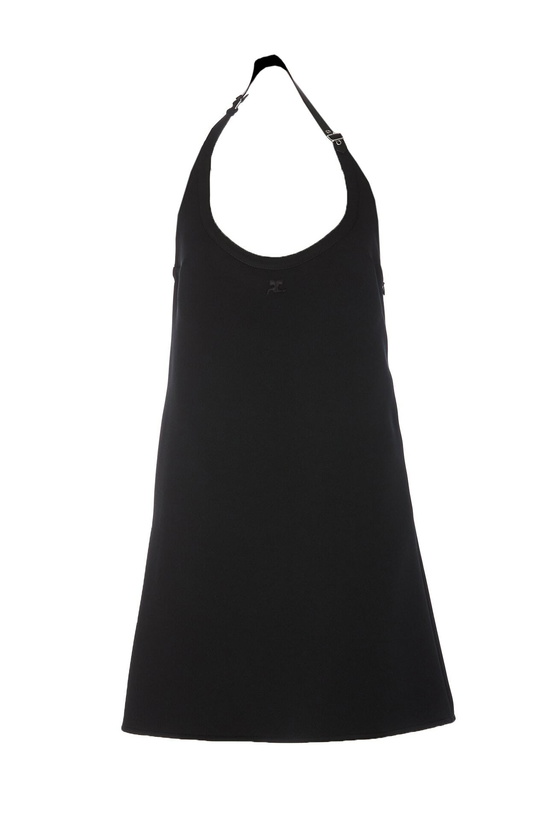 Photo: Courrèges Buckle Babydoll Twill Dress