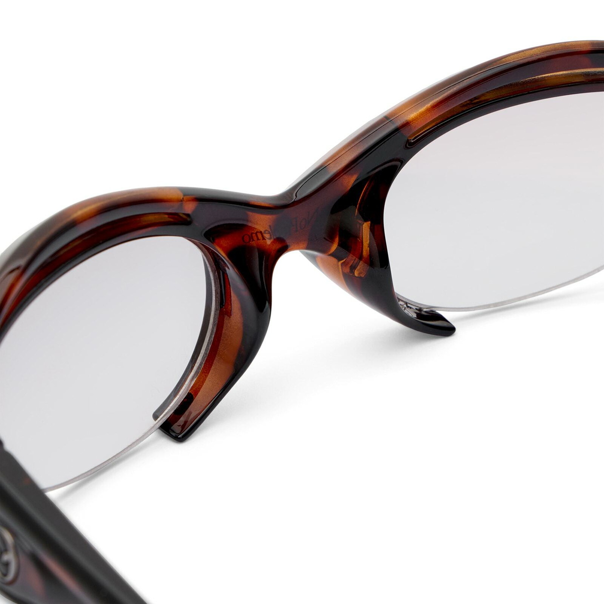 Le Specs x No Problemo Cyborg Sunglasses in Tortoiseshell/Light Smoke 