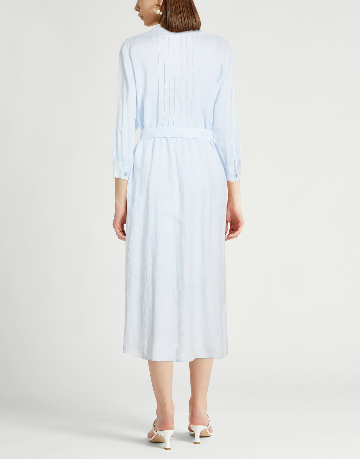 Peserico Womens Midi dress Sky in Blue