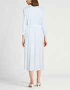 Peserico Womens Midi dress Sky in Blue