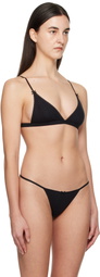 Cou Cou Black 'The Triangle' Bra