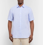 Canali - Linen Shirt - Light blue