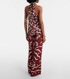 Cala de la Cruz Toya printed wide-leg pants