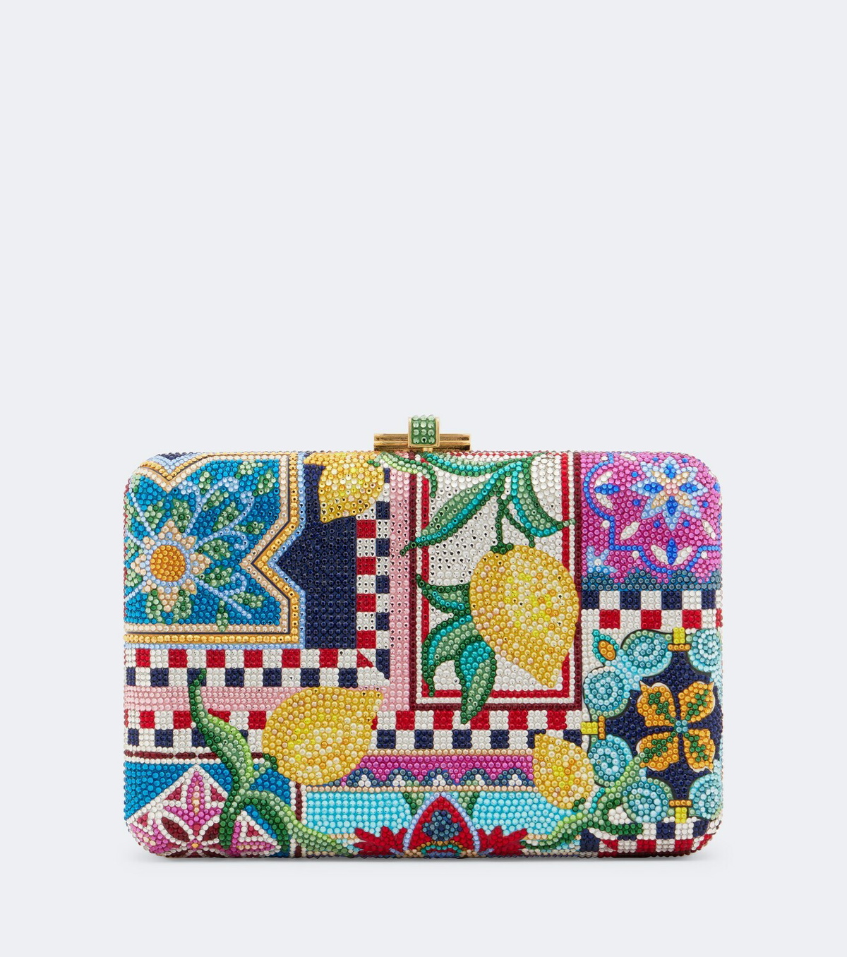Judith Leiber Couture Slim Slide Ceramica embellished clutch