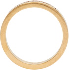 Maison Margiela Gold Logo Band Ring