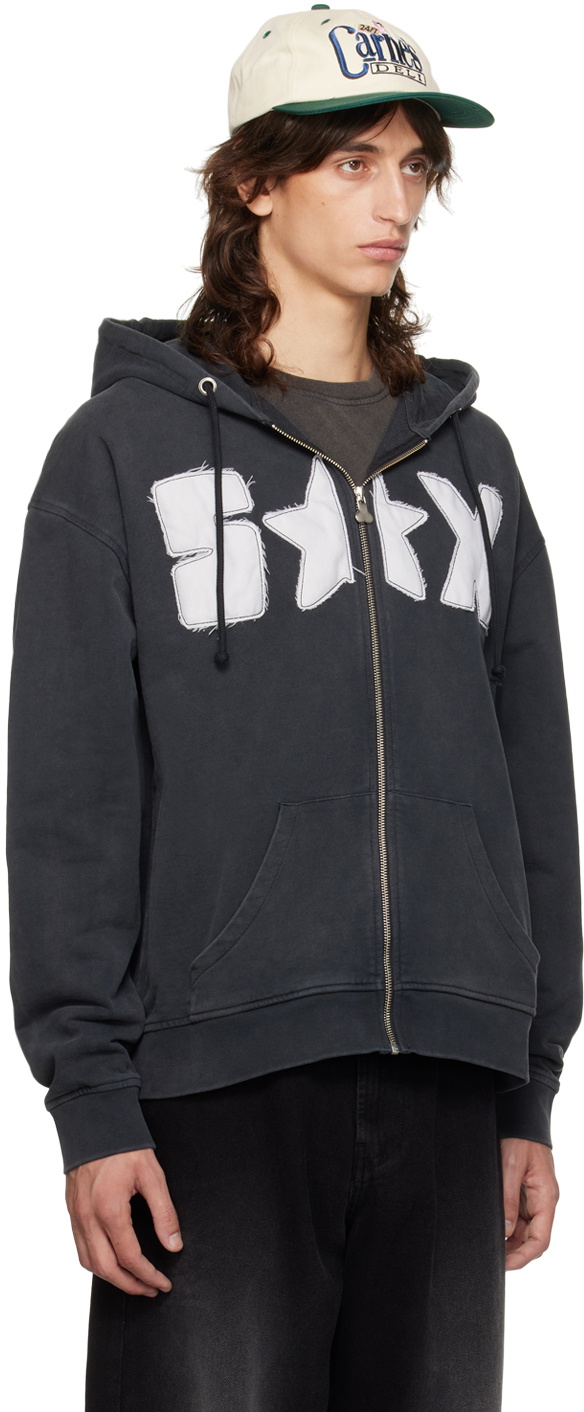 Carne Bollente Gray Galactic Tease Hoodie Carne Bollente