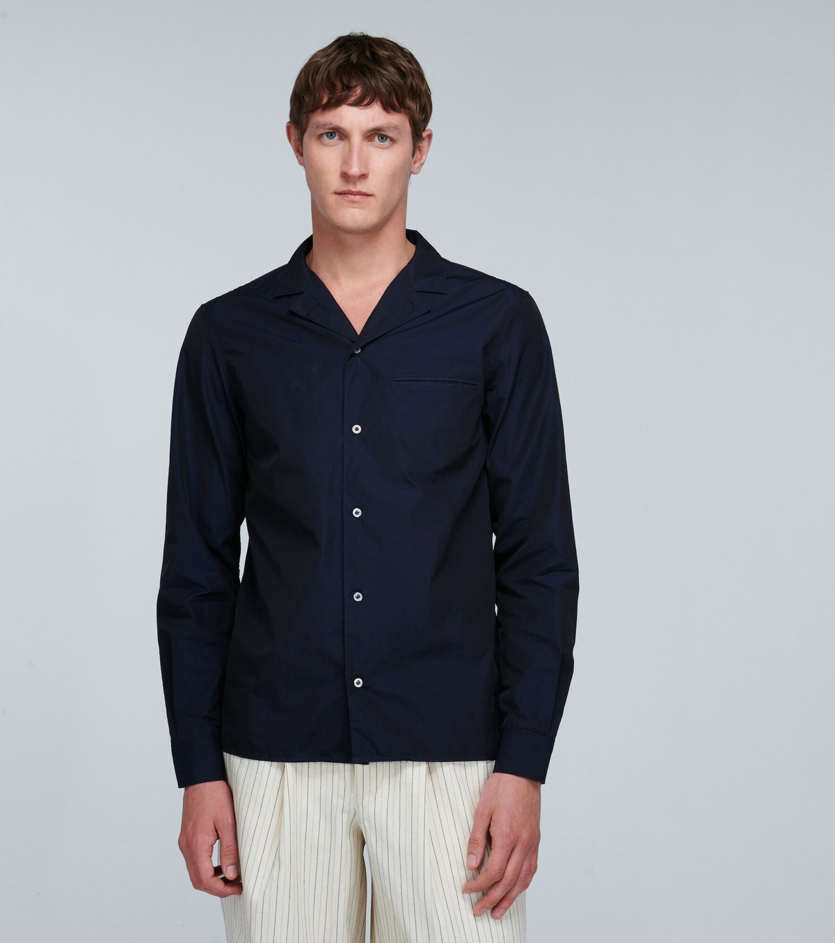 Caruso - Cotton long-sleeved shirt Caruso