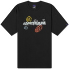 Men's AAPE Team World T-Shirt in Black