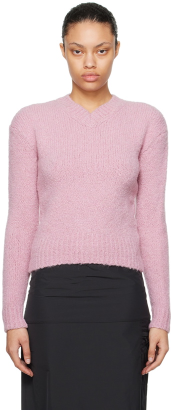 Photo: Paloma Wool Pink 'Baby' Sweater