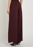 Faithfull The Brand Astrid Wide-leg Trousers Dark Red