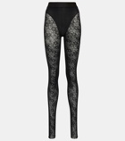 Victoria Beckham Monogram lace tights