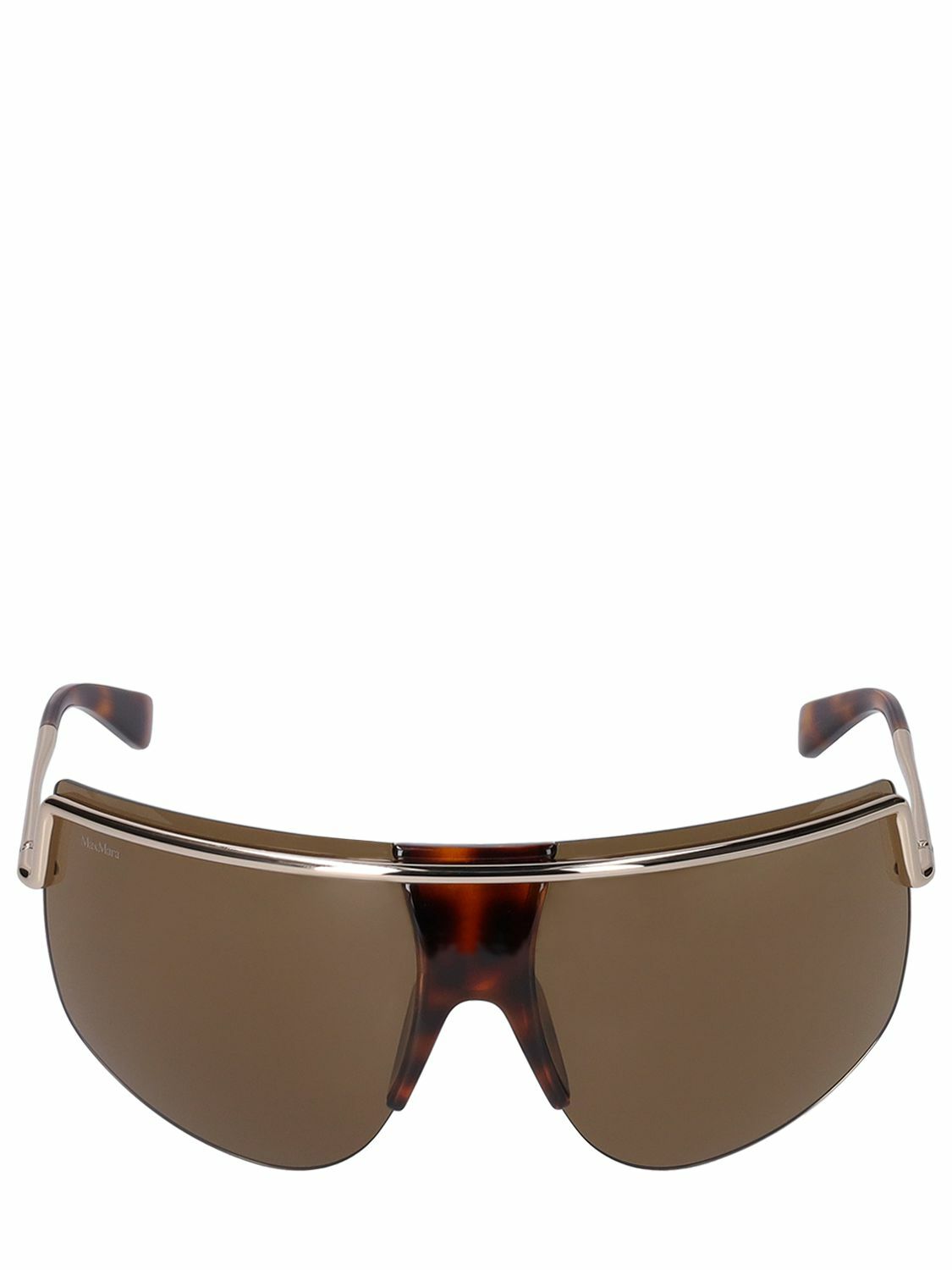 NEW MaxMara Sophie Max Sunglasses Max Mara - SOPHIE gold sunglasses SOPHIE - shop with  main image 2