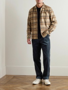 Oliver Spencer - Hudson Straight-Leg Cotton-Corduroy Drawstring Trousers - Blue