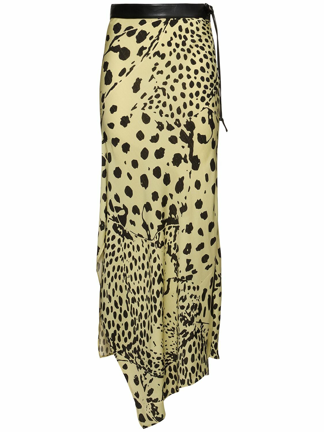 NANUSHKA Phile Printed Georgette Long Skirt
