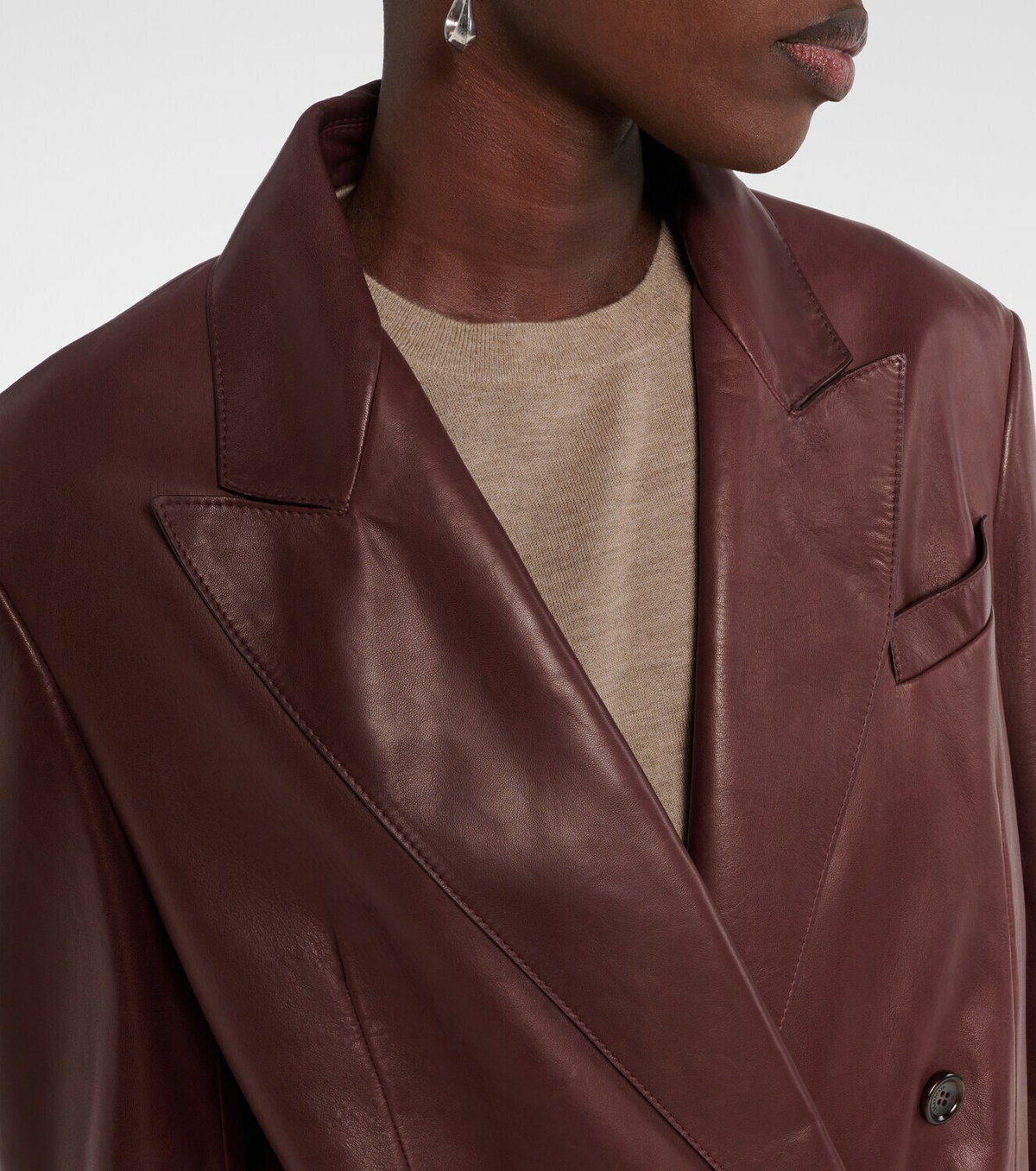 Max Mara Duse leather jacket
