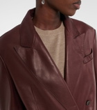 Max Mara Duse leather jacket