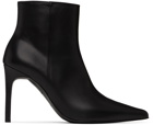 Juun.J Black Leather Stiletto Boots