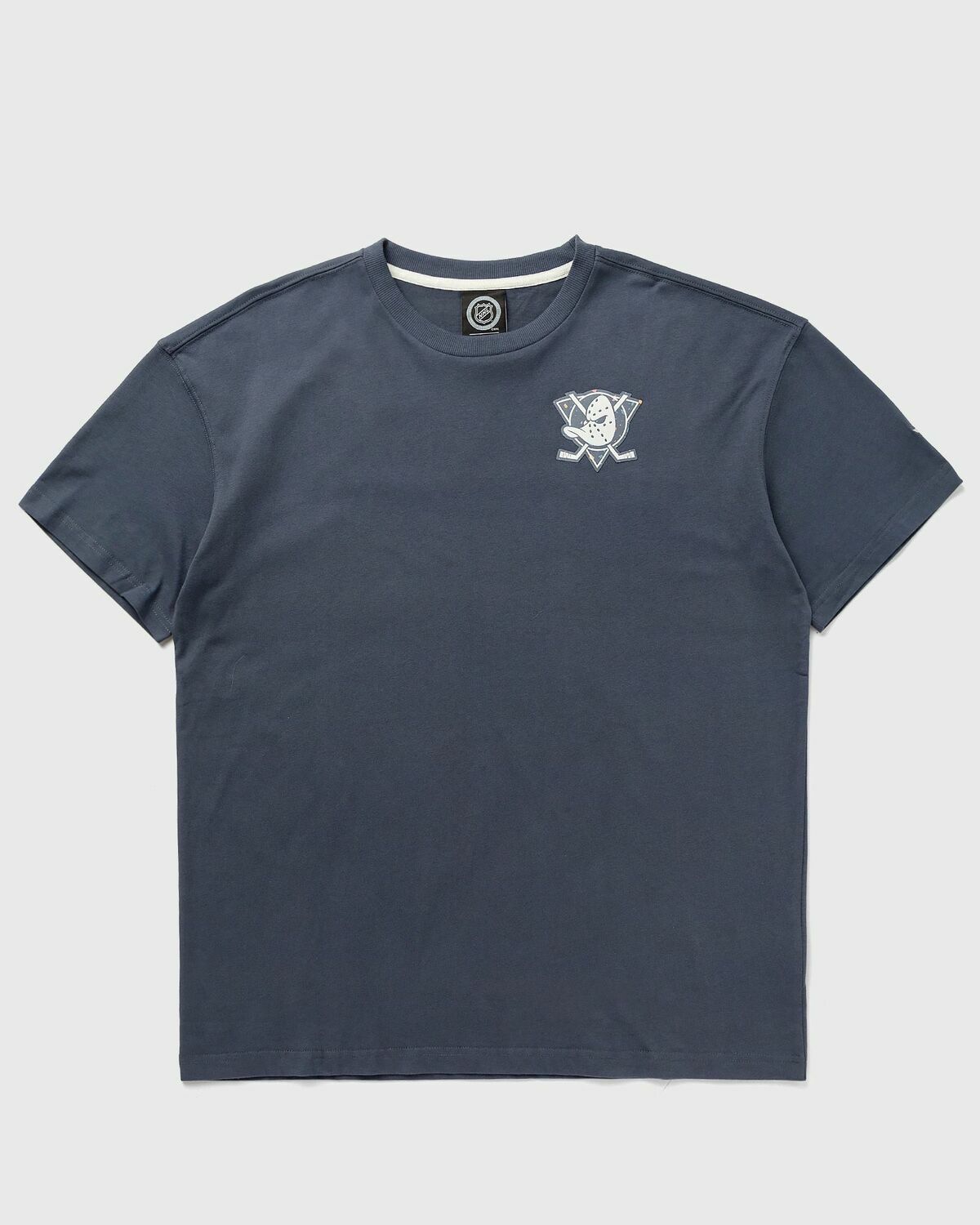 Fanatics Nhl Anaheim Ducks Terrazzo Ss Crew T Shirt Blue Shortsleeves/Team Tees