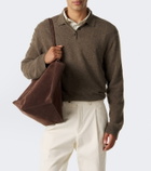 Le Kasha Crete cashmere polo sweater
