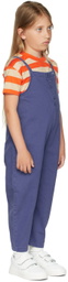 TINYCOTTONS Kids Blue Solid Jumpsuit