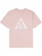 Nike - NRG ACG Logo-Print Jersey T-Shirt - Pink