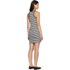 ANINE BING Black & White Cole Minidress