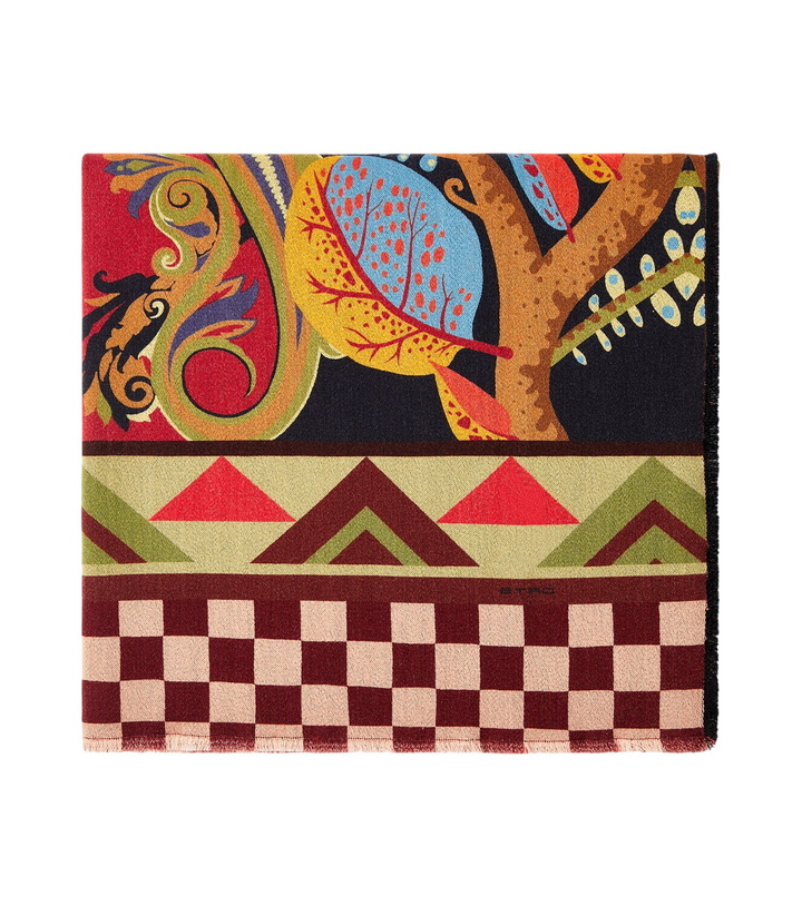 Photo: Etro Wool jacquard throw