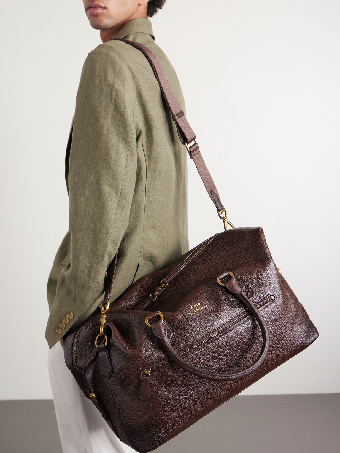 Polo Ralph Lauren - Pebble-Grain Leather Duffle Bag