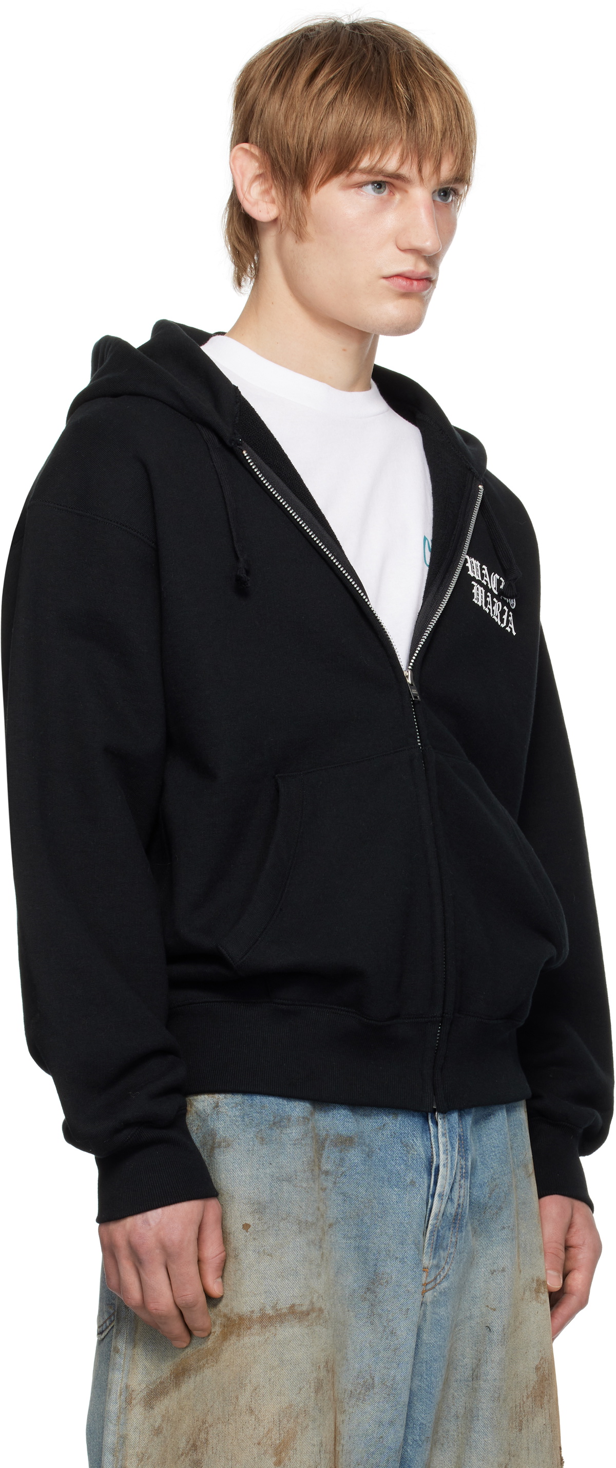 WACKO MARIA Black Full Zip Hoodie Wacko Maria