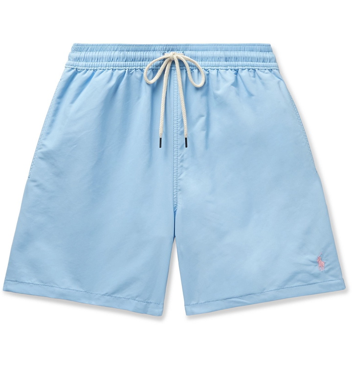 Photo: Polo Ralph Lauren - Traveler Mid-Length Swim Shorts - Blue