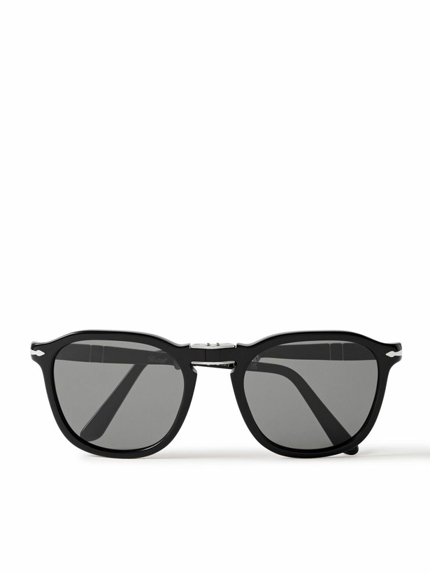 Photo: Persol - Round-Frame Foldable Acetate Sunglasses
