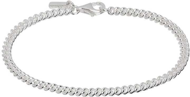 Photo: Hatton Labs Silver Mini Curb Chain Bracelet