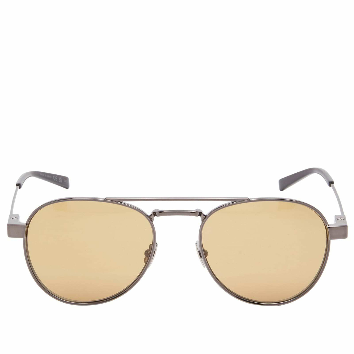 Saint Laurent Sunglasses Saint Laurent SL 708 Sunglasses in Ruthenium/Brown 