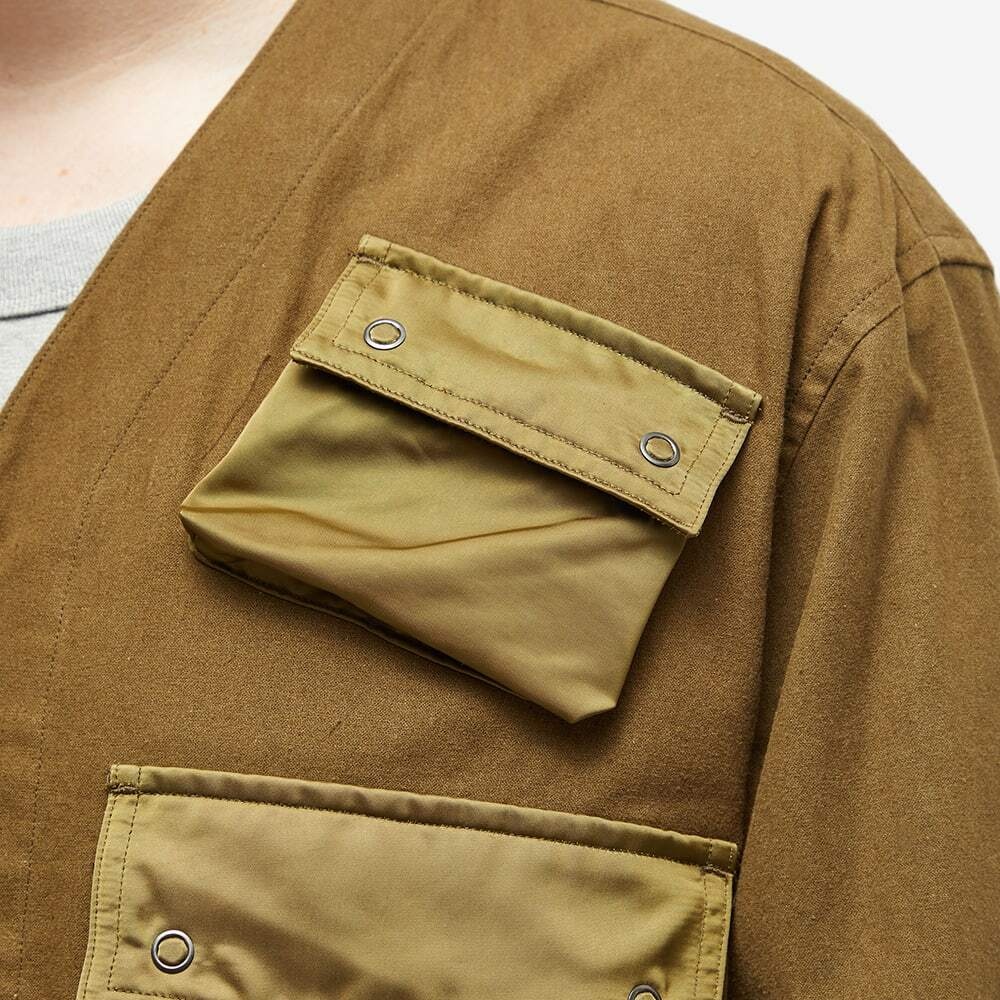 Eastlogue Men's Multi Pocket Shirt Jacket in Dark Olive Eastlogue