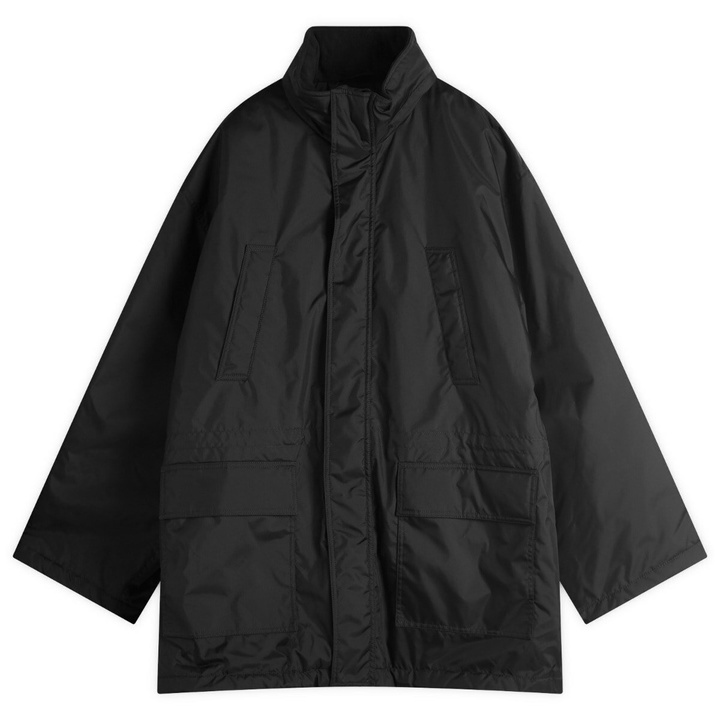 Photo: Balenciaga Men's Nylon Oxford Parka Jacket in Black