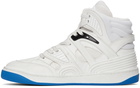 Gucci White Basket High-Top Sneakers