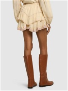 MARANT ETOILE Jocadia Ruffled Cotton Mini Skirt