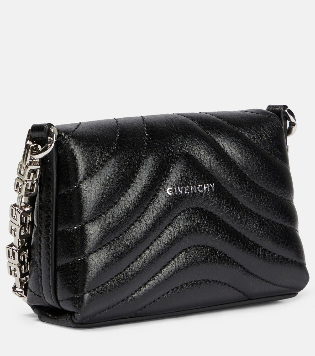 ショルダーバッグ・ポシェット GIVENCHY Black leather small 4G shoulder bag Givenchy Black Leather Small 4G Soft Shoulder Bag (GIVENCHY