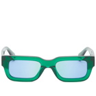 Maison Kitsuné Men's Mk X Chimi 05 Small Green in Deep Green